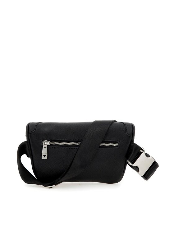 Guess Guess Τσαντάκι μέσης Certosa Saffiano Smart Mini Bags HMECSA P3332 Μαύρο