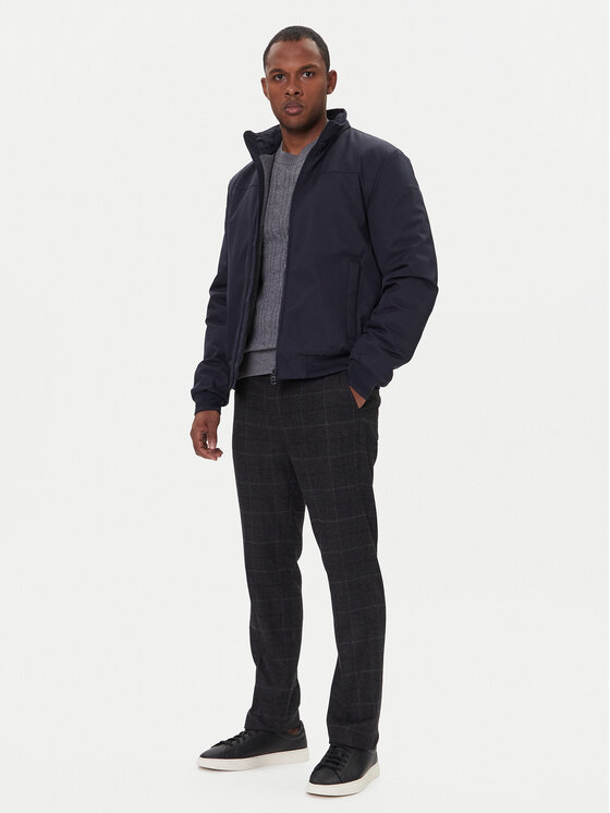 Geox Geox Bunda bomber Vincit M5620C T3127 F1624 Tmavomodrá Regular Fit