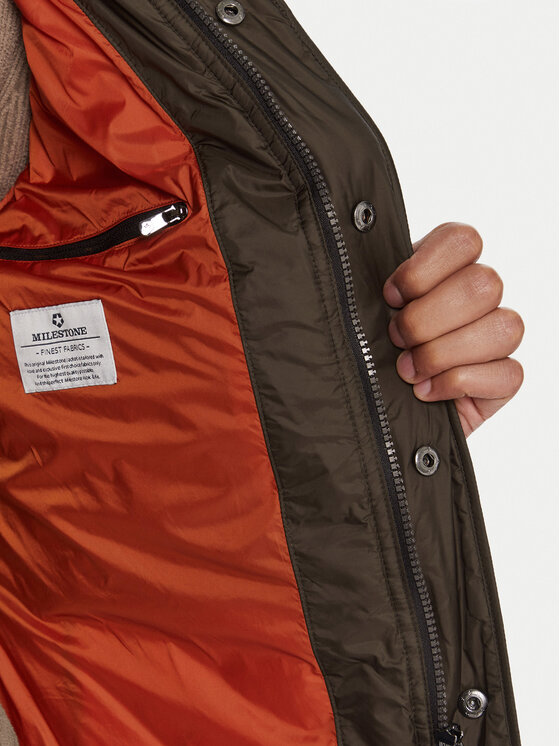 Milestone Milestone Kurtka przejściowa MSSantos 530400 60655 Khaki Regular Fit