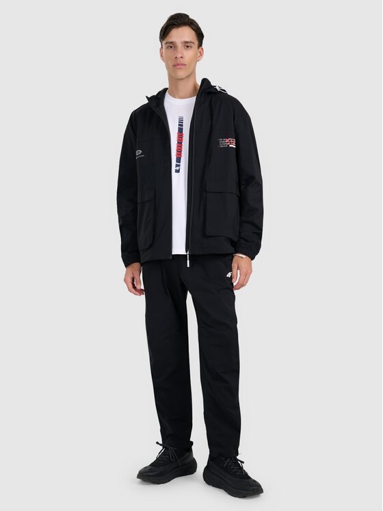 4F 4F T-shirt 4FRAW25TTSHM3225-10S Bianco Regular Fit