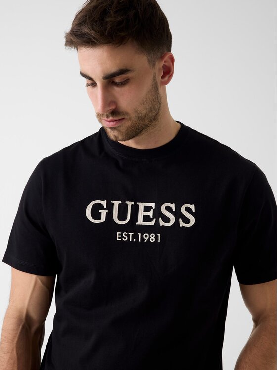 Guess Guess T-shirt 182676 Nero Classic Fit