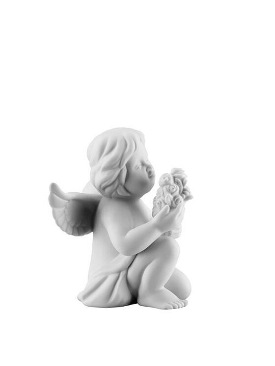 Rosenthal Rosenthal Figurka Anioł średni z kwiatami Biały