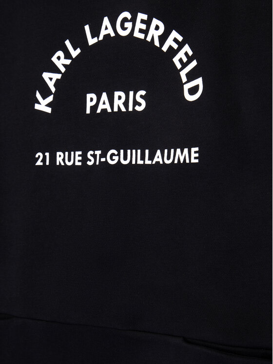 KARL LAGERFELD KARL LAGERFELD Hétköznapi ruha Z12134 D Fekete Regular Fit