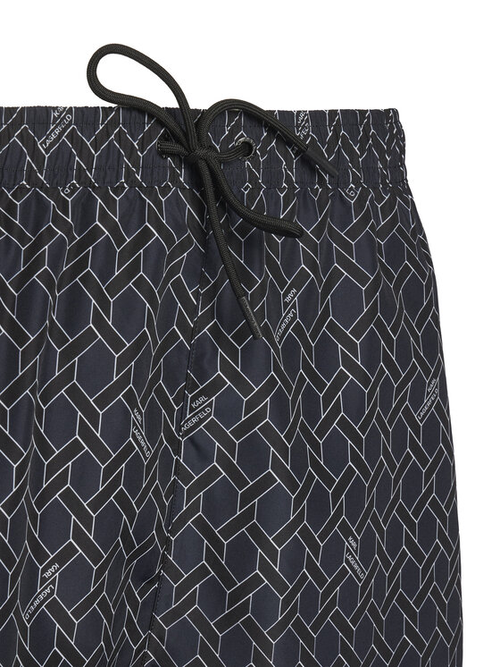 KARL LAGERFELD KARL LAGERFELD Pantaloni scurți pentru înot B1M46003 Bleumarin Regular Fit