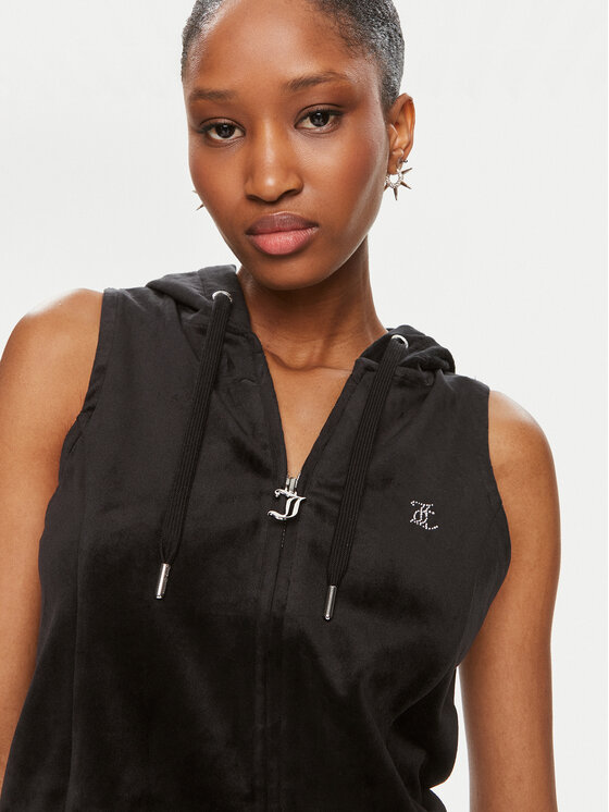 Juicy Couture Juicy Couture Світшот Gilly JCWGL23308 Чорний Regular Fit