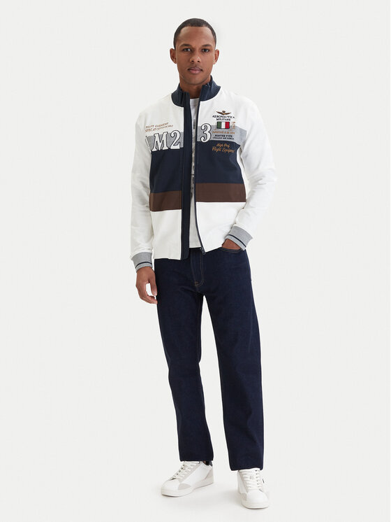 Aeronautica Militare Aeronautica Militare Bluza 261FE2095UF00674 Biały Regular Fit
