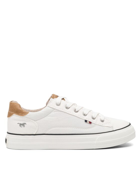 Mustang Mustang Sneakers aus Stoff 1272-307-1 Weiß