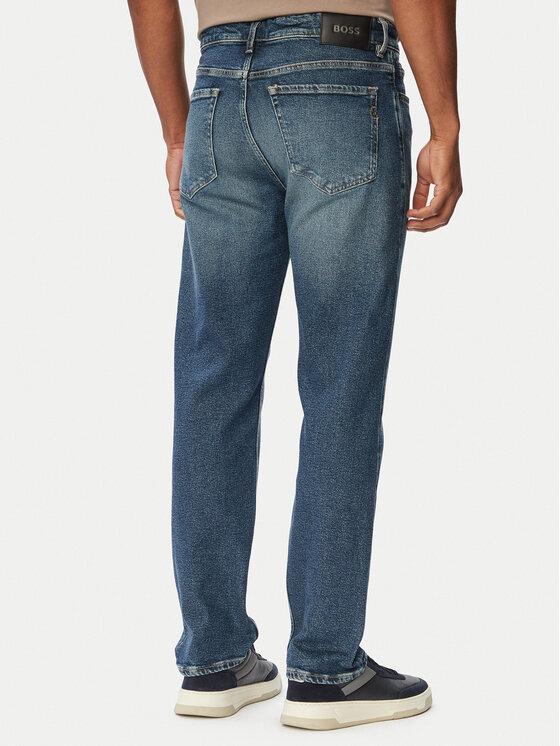 BOSS BOSS Džinsai Ogden 50569039 Tamsiai mėlyna Straight Fit