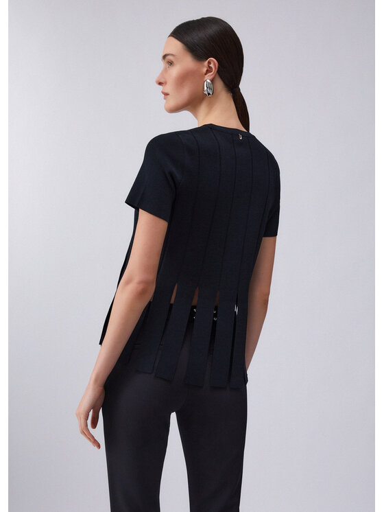 Liu Jo Liu Jo Sweter CA6110MS55N22222 Czarny Regular Fit