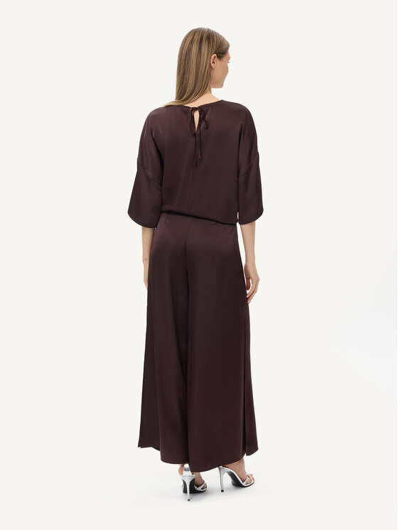 KMX KMX Spodnie materiałowe 809570005 Brązowy Wide Fit