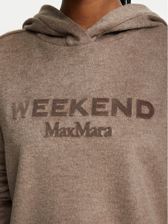 Weekend Max Mara Weekend Max Mara Суитшърт Vetrino 2625926012 Светлокафяв Regular Fit