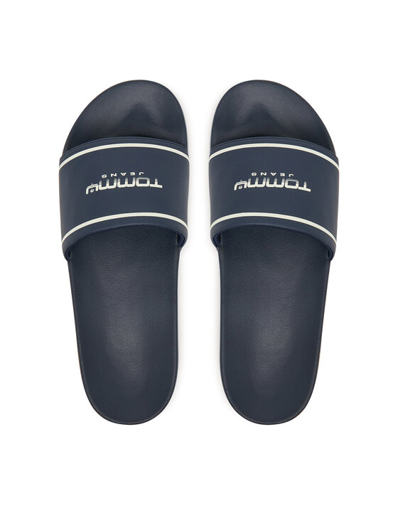 Tommy Jeans Tommy Jeans Šľapky Tjm Summer Sandal 26.2 EM0EM01723 Tmavomodrá