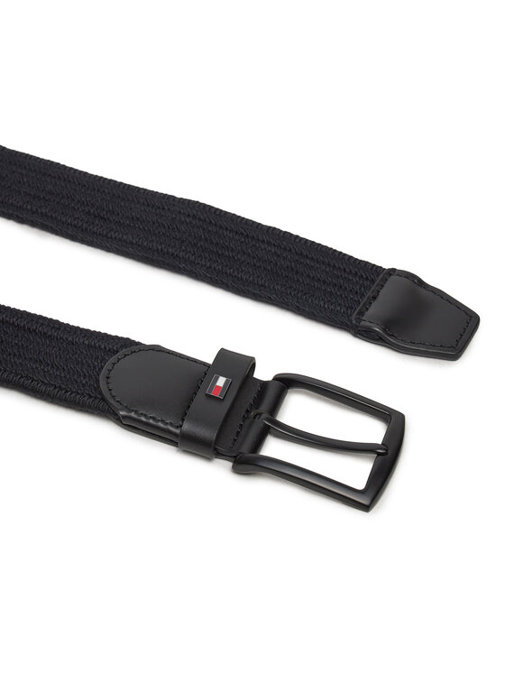 Tommy Hilfiger Tommy Hilfiger Herrengürtel Denton Elastic AM0AM12548 Schwarz