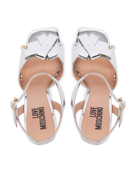 LOVE MOSCHINO LOVE MOSCHINO Sandales JA16069G0OJE090B Sudraba