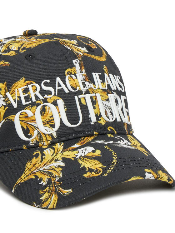 Versace Jeans Couture Versace Jeans Couture Czapka z daszkiem 78VAZK10 Czarny