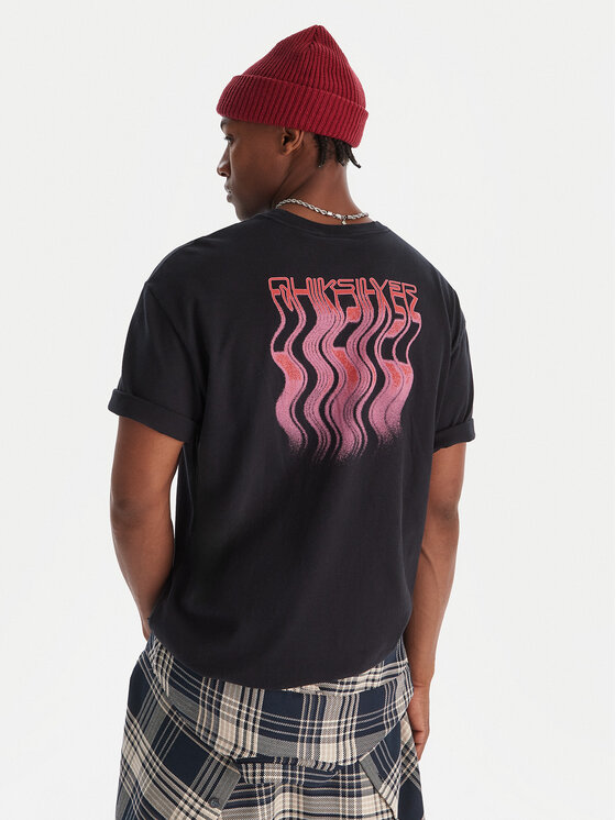 Quiksilver Quiksilver T-Shirt Elderberry EQYZT08200 Černá Regular Fit