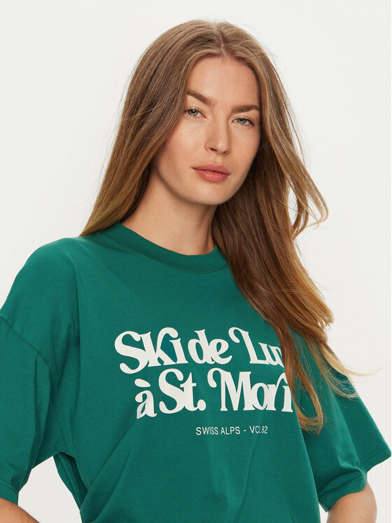 ViCOLO ViCOLO T-Shirt RS0052 Zielony Regular Fit