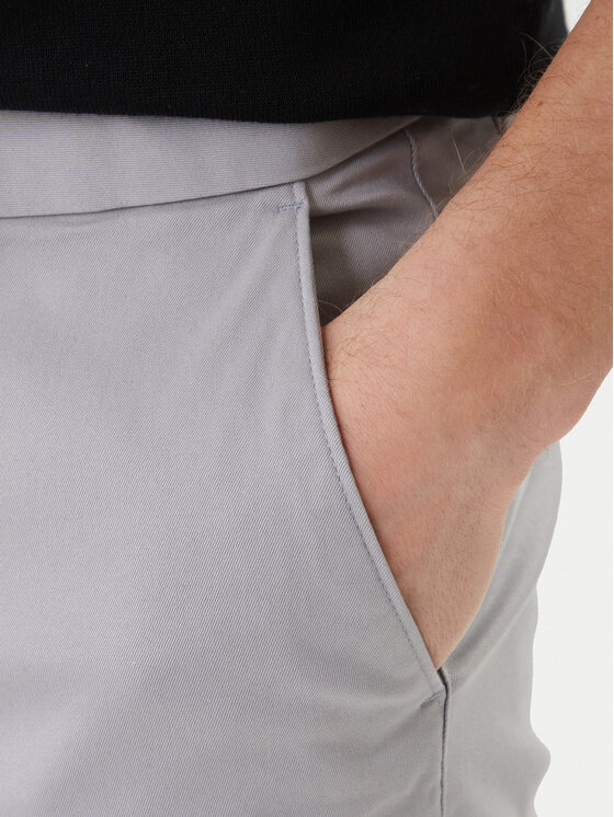 Calvin Klein Calvin Klein Pantaloni chino LV040EM633 Grigio Slim Fit