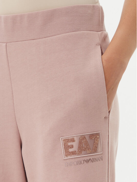 EA7 Emporio Armani EA7 Emporio Armani Spodnie dresowe 7W000179 AF12473 U4079 Różowy Wide Leg