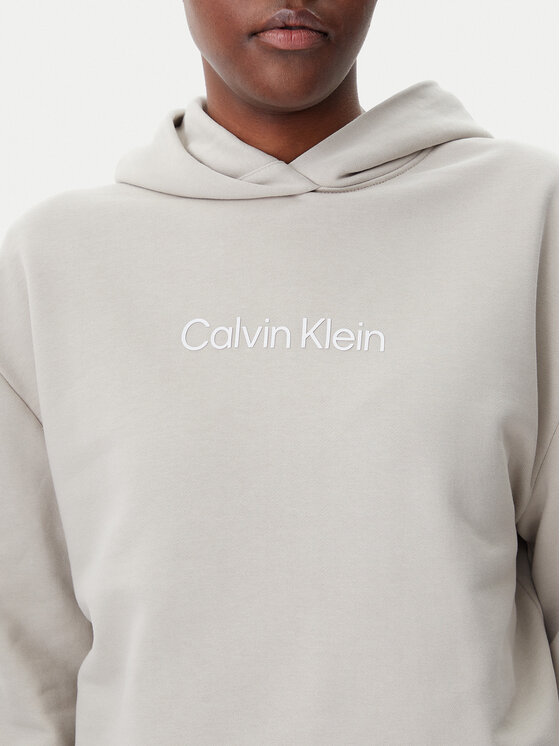 Calvin Klein Calvin Klein Pulóver Hero Logo K20K205449 Szürke Regular Fit