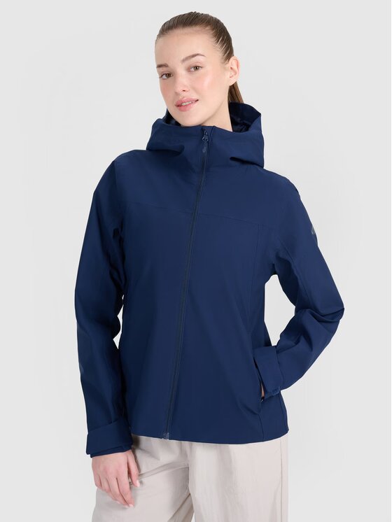 4F 4F Kurtka przejściowa 4FWSS25TTJAF702-30S Niebieski Regular Fit