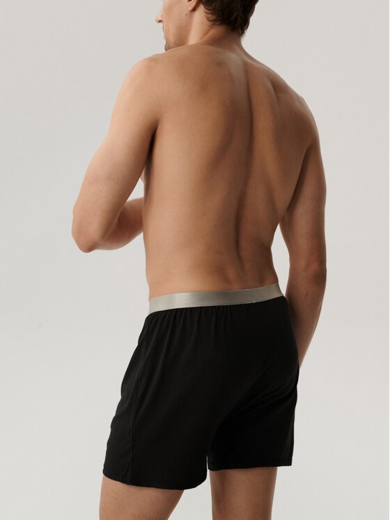 Atlantic Atlantic Bokserki Pima cotton Czarny