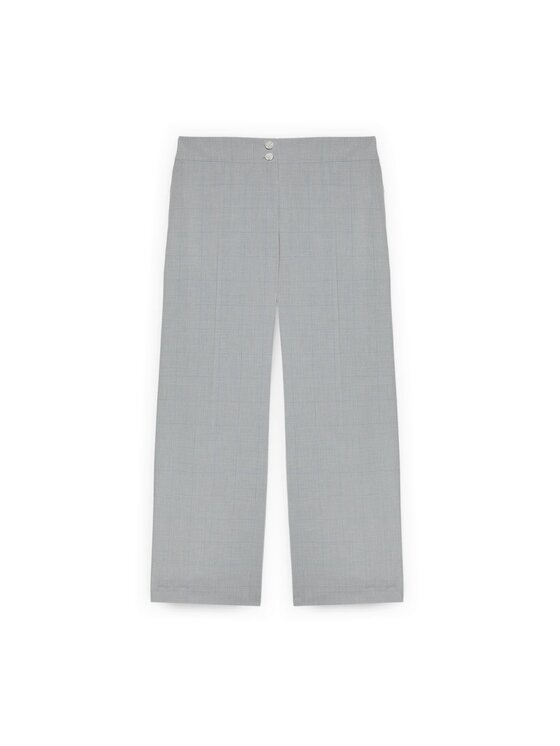 Fiorella Rubino Fiorella Rubino Pantaloni di tessuto P008T005174N0R4 Grigio Regular Fit