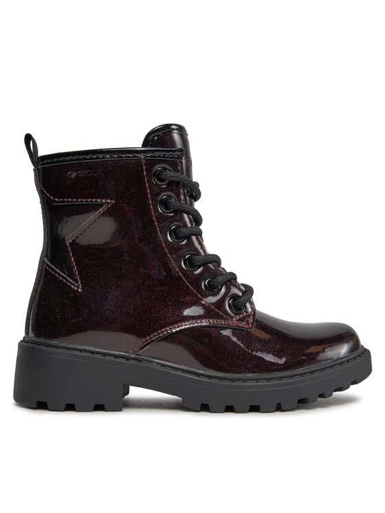 Geox Geox Planinarske cipele J Casey Girl J9420G 000KC C7J9B S Tamnocrvena