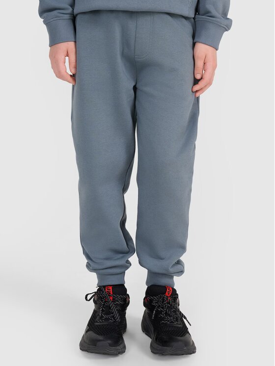 4F 4F Pantaloni da tuta 4FJWSS25TTROM1112-46S Verde Regular Fit