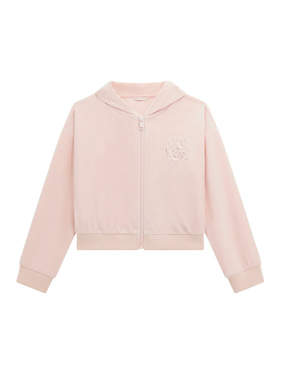 Guess Guess Mikina J5BQ07 K0232 Růžová Relaxed Fit