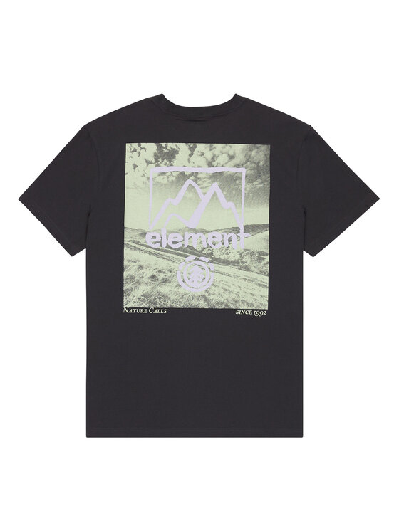 Element Element T-Shirt Open Hills ELYZT00580 Czarny Regular Fit