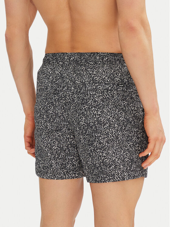 Calvin Klein Swimwear Calvin Klein Swimwear Plavecké šortky KM0KM01120 Černá Regular Fit