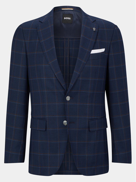 BOSS Boss Zakó H-Hutson 50497259 Sötétkék Slim Fit