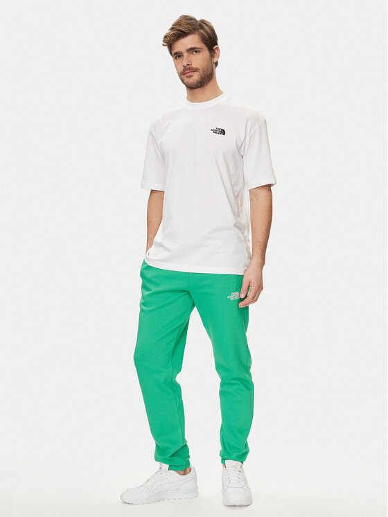 The North Face The North Face Тишърт Simple Dome NF0A87NR Бял Oversize