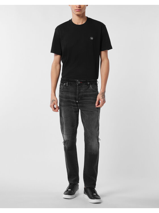 PHILIPP PLEIN PHILIPP PLEIN Džínsy 26883 Čierna Skinny Fit