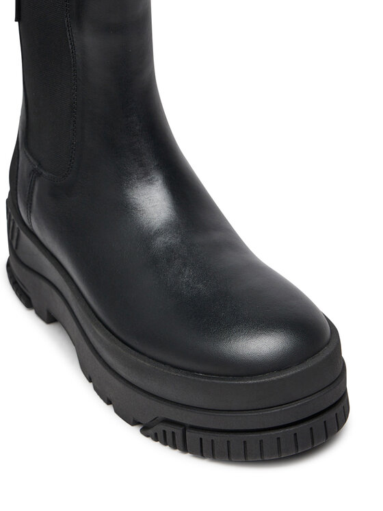 Tommy Jeans Tommy Jeans Μποτάκια με λάστιχο Tjw Chelsea Flatform Boot EN0EN02597 Μαύρο