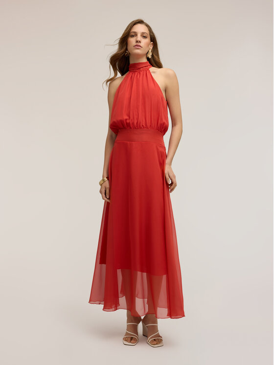Motivi Motivi Abito da sera 7028W001635N016 Rosso Flared Fit