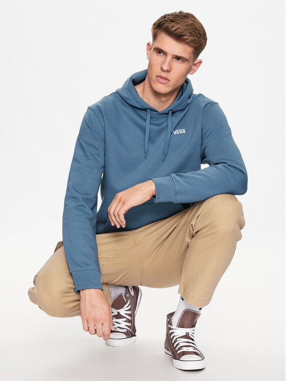 Vans navy blue clearance hoodie