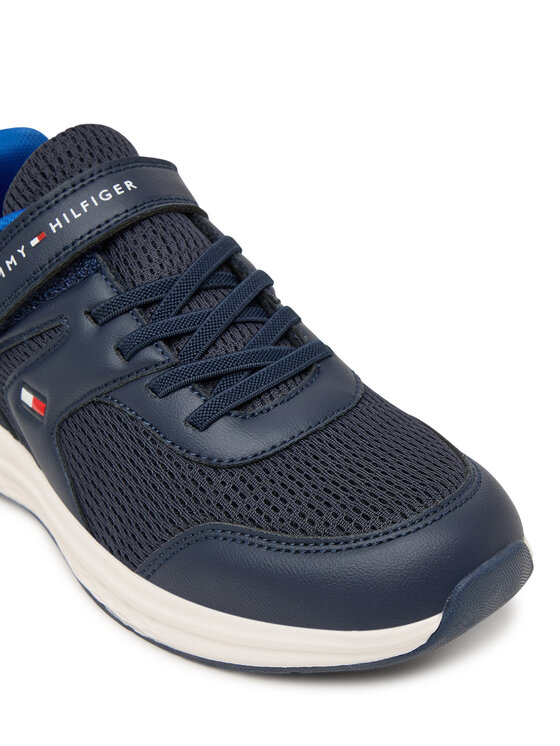 Tommy Hilfiger Tommy Hilfiger Superge Low Cut Lace-Up T3X9-34378-1697 D Mornarsko modra