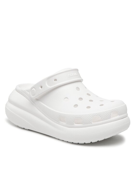 Crocs Mules sandales de bain Classic Crush Clog 207521 Blanc