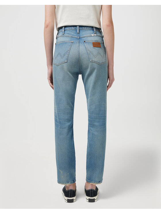 Wrangler Wrangler Jeansy WALKER Niebieski Slim Fit