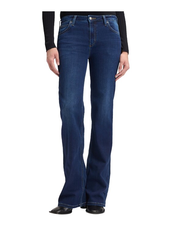 Lee Lee Jeansy 112385881 Niebieski Bootcut Fit
