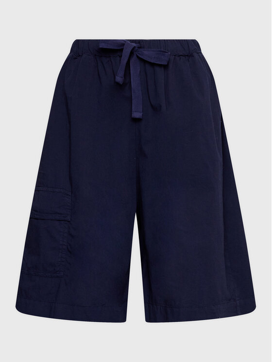 Deha Kratke hlače iz tkanine D83075 Mornarsko modra Relaxed Fit
