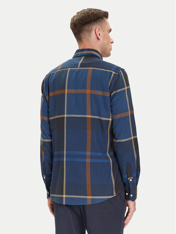 Barbour Barbour Marškiniai Dunoon MSH4980TN54 Tamsiai mėlyna Regular Fit