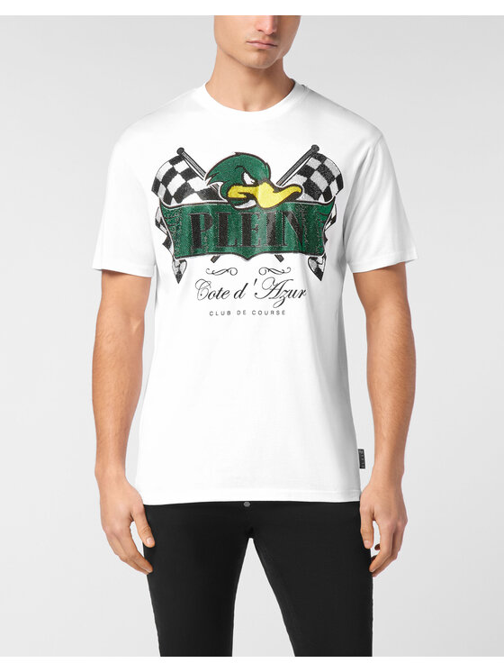 PHILIPP PLEIN PHILIPP PLEIN T-Shirt 23525 Biały Regular Fit