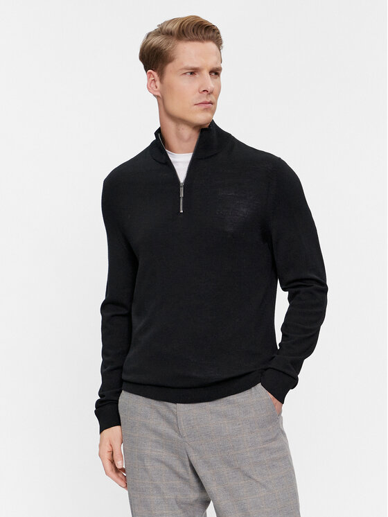Férfi Sweater Calvin Klein, Méret: XL, Fekete, K10K110421