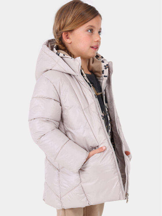 Mayoral Mayoral Пухено яке 4.418 Екрю Regular Fit