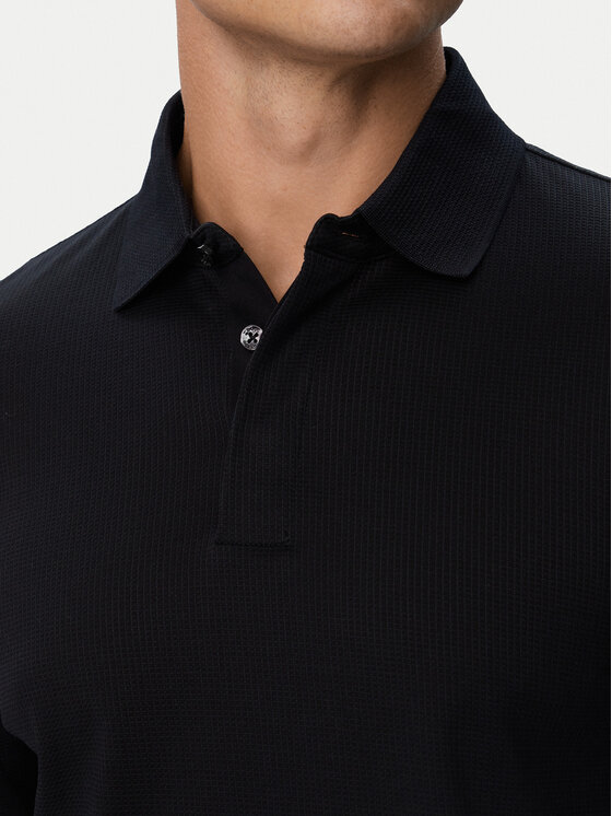 BOSS BOSS Polo särk 50570431 Must Regular Fit