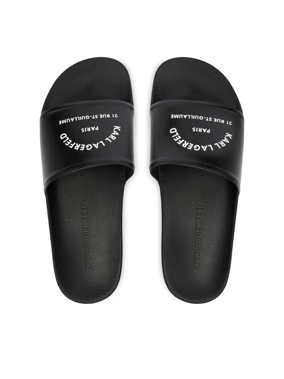 KARL LAGERFELD KARL LAGERFELD Papucs KL70008C Fekete