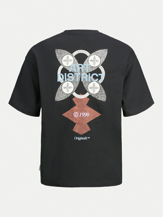Jack&Jones Junior Jack&Jones Junior Футболка Noho Back Graphic 12263186 Чорний Relaxed Fit